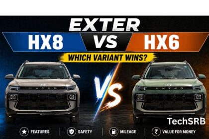 Hyundai Exter Facelift HX 6 vs HX 8 variant comparison SUV image