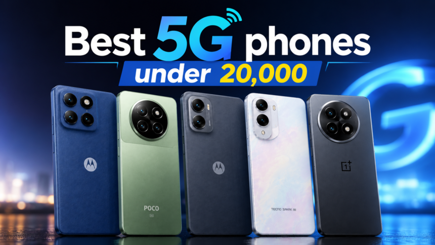 Bes 5G phones under 20000